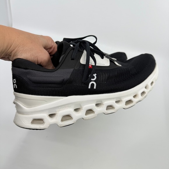 On Cloudstratus 3 Running Shoes Lightweight Cushioned Sneakers Black‎ WOMEN 8.5 - Picture 13 of 13